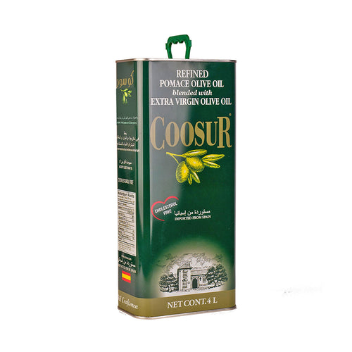 Coosur Olive Pomace Oil Blended With Extra Virgin Olive Oil 4ltr