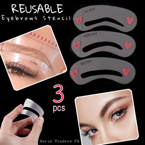 Eyebrow Stencils Styles Reusable Eyebrow Drawing Guide