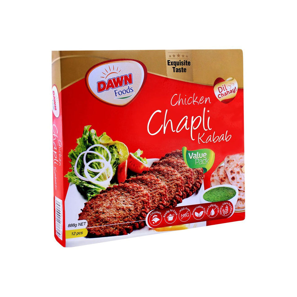 Dawn Chicken Chapli Kabab Eco 12s 888g