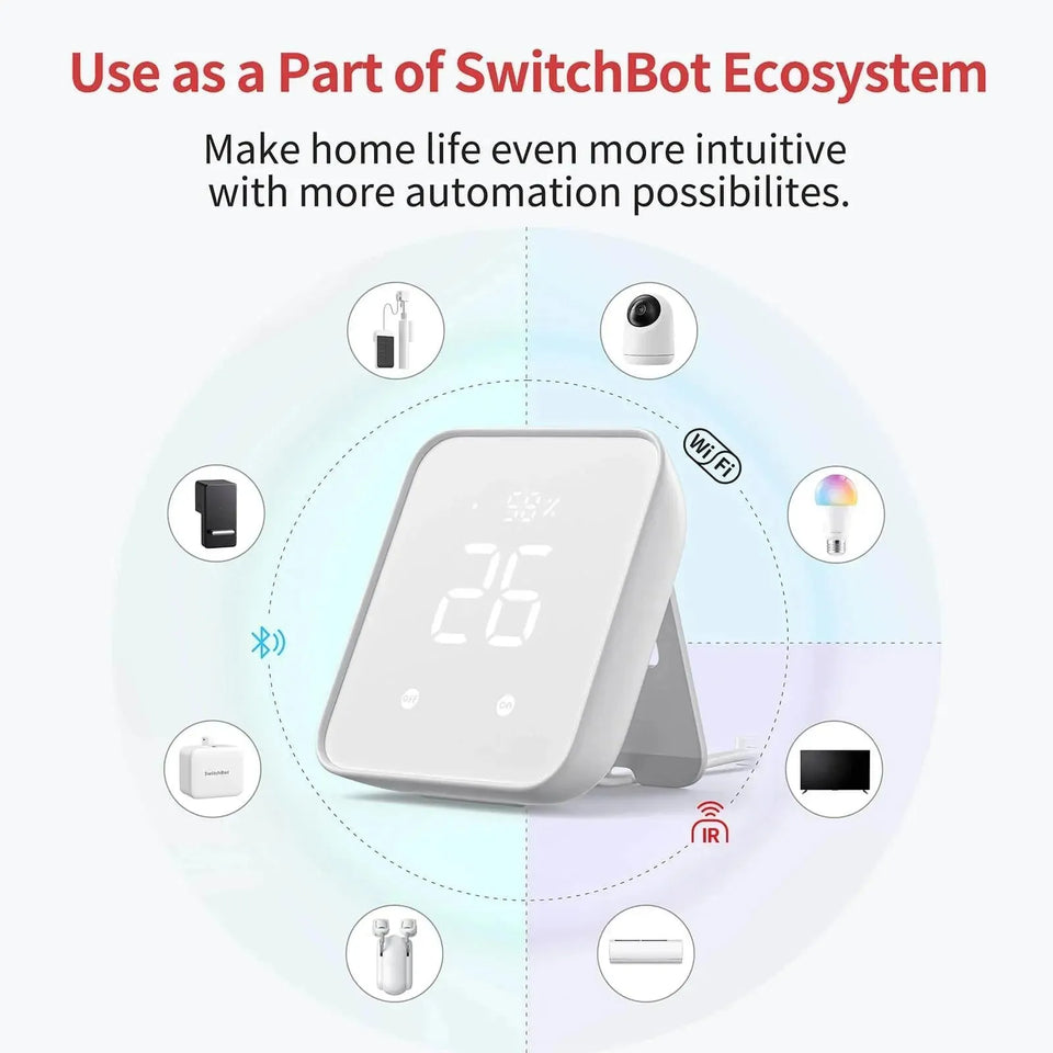 SwitchBot Hub 2 Universal Remote with Smart IR & WiFi AC Control