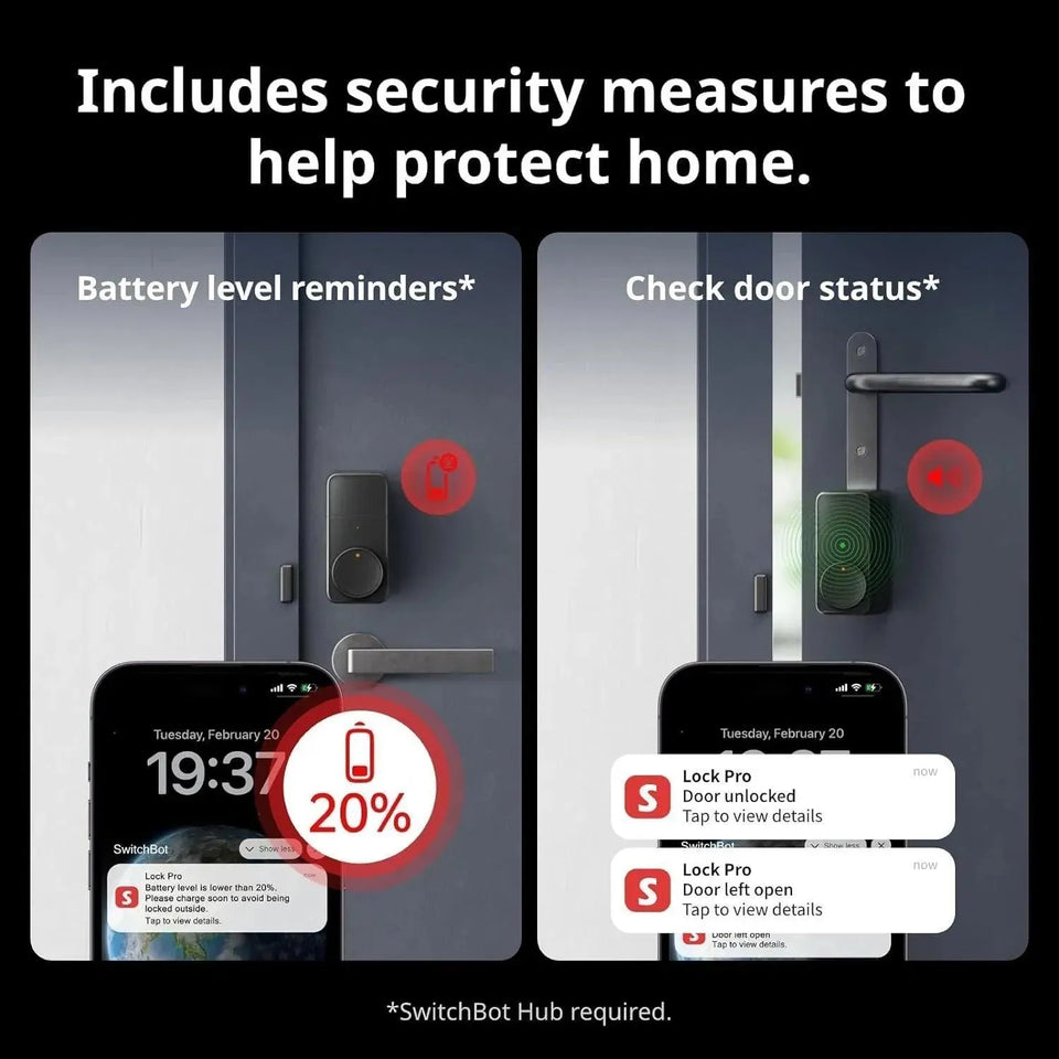 SwitchBot Lock Pro: Smart, Biometric, and Fingerprint Door Lock