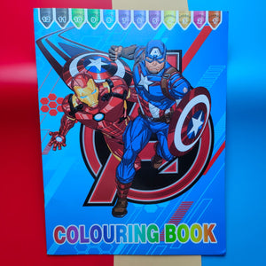 Avengers Colouring Book With Stickers(Random Characters