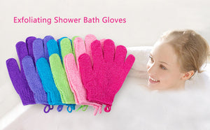 1PC Bath Gloves Scrubber for Women & Men Shower Nylon Moderate