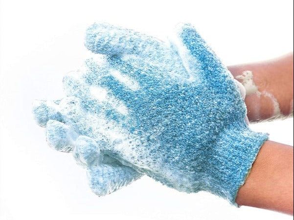 1PC Bath Gloves Scrubber for Women & Men Shower Nylon Moderate