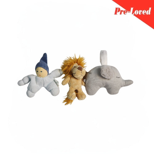 Cute Boy/Lion/Elephant Stuff Toy For kids Pack of 3 Premium Pre-loved