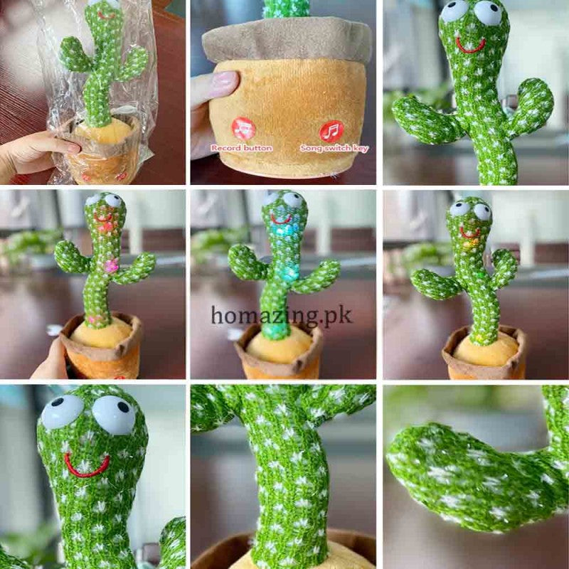 Cute Dancing Cactus Toy With Talking