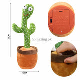 Cute Dancing Cactus Toy With Talking