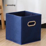 Foldable Storage Cube Bin With Handle