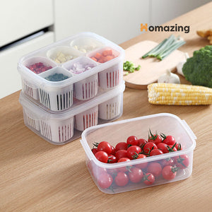 Food & Vegetable Storage Box With Lid