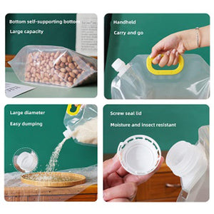 3 LTR Grain Storage Bag With Sealing Cap