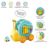 Early Education Xylophone Snail Puzzle Toy For Kids