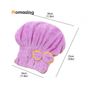 Dry Hair Drying Towel Cap