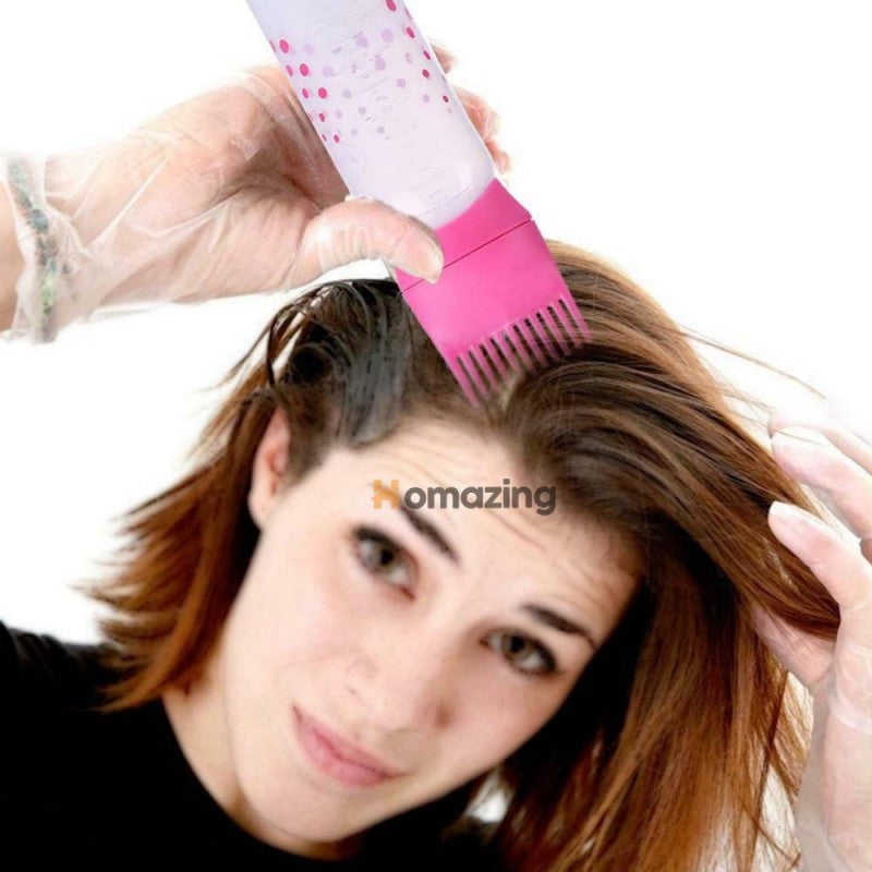 Hair Oil Comb bottle