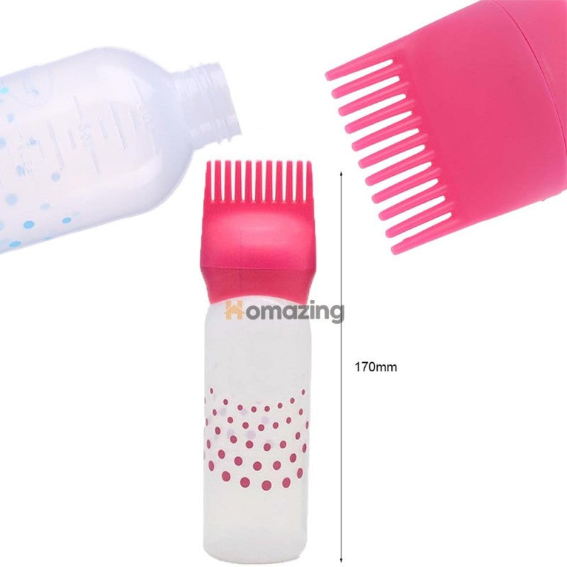 Hair Oil Comb bottle