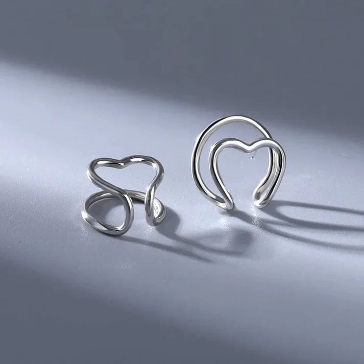 Adorable Heart-Shaped Earrings