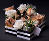 Monochrome Acrylic Tray for Gift Baskets, Birthday Gifts, and Giveaways