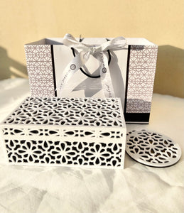 Jaffari Acrylic Gift Box with Customizable Options