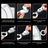 2 Pcs Multifunction Toilet Seat Lifting Handle