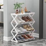 4 Layers X-Type Foldable Fashion Shoe Organizer Stand