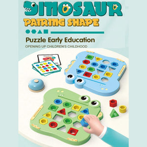 Early Education Dinosaur Shaped Pairing Game For Kids - 1 Piece Assorted