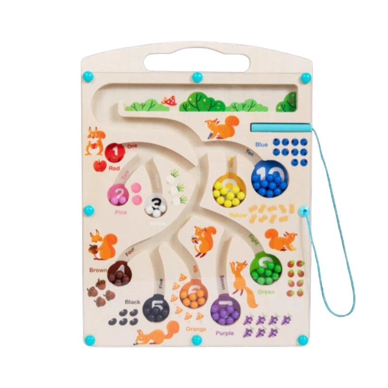 Early Education Magnetic Digital Maze Toy For Kids