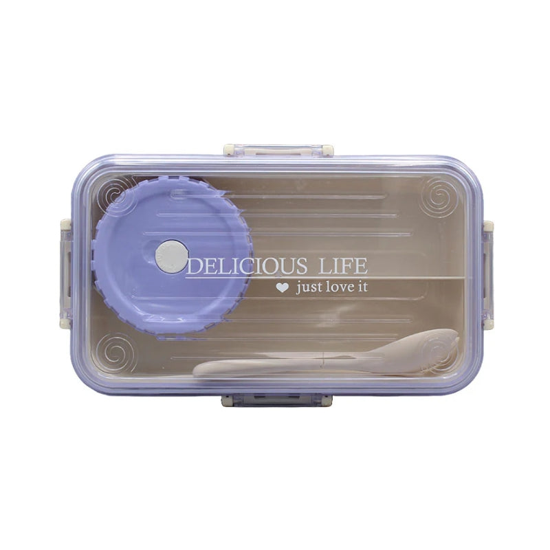 Delicious Life 3 Compartments Leak Proof Lunch Box (7093)