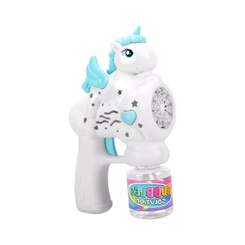 Unicorn Shaped Bubble Gun Toy For Kids - 1 Piece Assorted