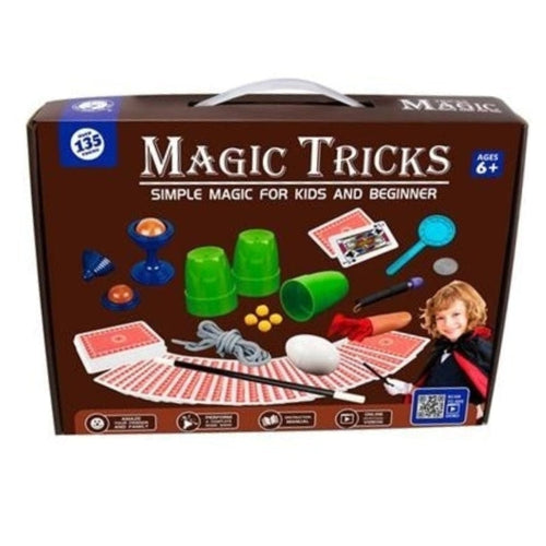 Magic Tricks : Simple Magic For Kids & Beginners - 135 Pcs