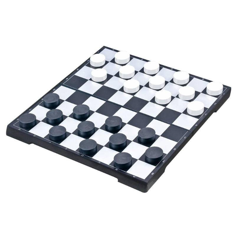 Magnetic Checkers - Folding Magnetic Board Game For Kids (Deal)