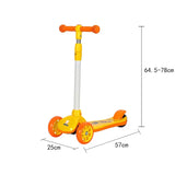 Foldable Scooty With LED Light Wheels For Kids