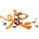 Animal Themed Car Parking Lot Playset For Kids