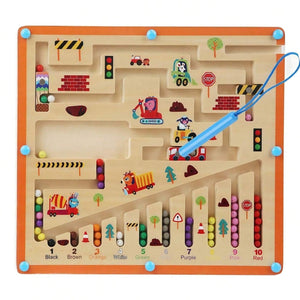 Magnetic Absorption Colorsorting Counter Board Game For Kids