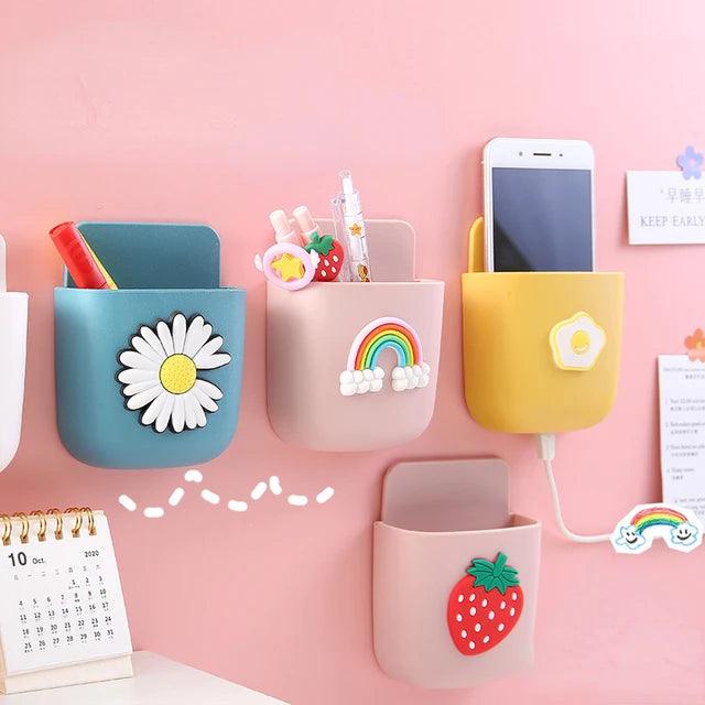 Cute Wall Mounted Multi-Functional U Shaped Mobile Holder