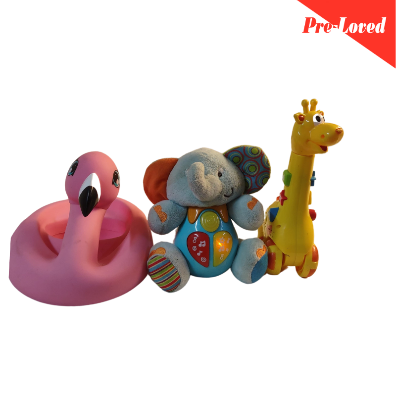 Duck/Elephant/Giraffe Pack of 3 Premium Pre-loved