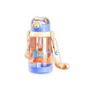 3D Space 16 Inch School Bag & Blue Transparent Water Bottle (GB-2021) (Deal)