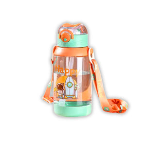 3D Dino 16 Inch School Bag & Green Transparent Water Bottle (GB-2021) (Deal)