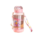 3D Frozen 13 Inch School Bag & Pink Transparent Water Bottle (GB-2020) (Deal)