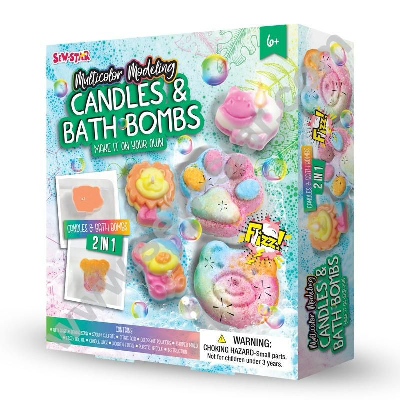 Sew Star Multicolor Modeling Kit: Create Your Own Candles And Bath Bombs (Deal)