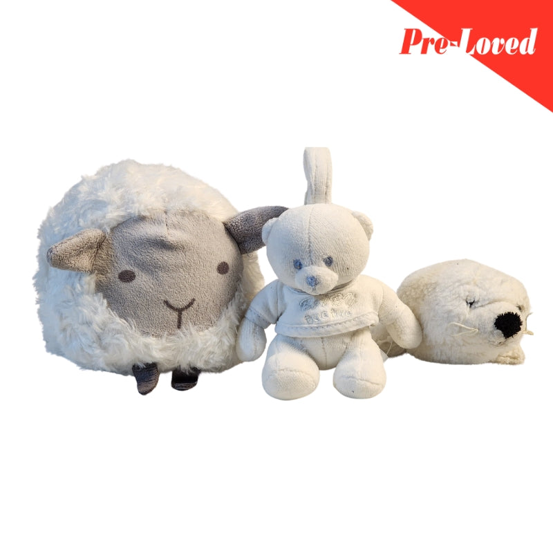 Extra Soft Sheep / Teddy / Seal Pack of 3 Premium Pre-loved