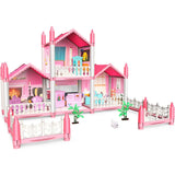 Dreamy Pink Doll House Playset For Kids