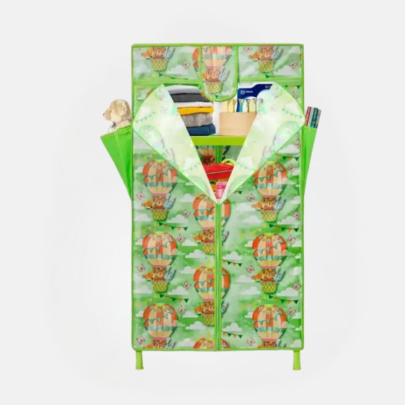 Foldable Wardrobe With Pattern Hot Air Balloon (Deal)