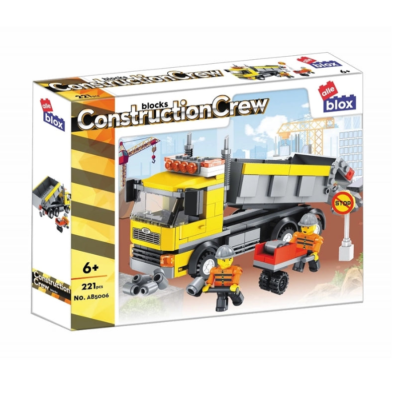 Block Construction Crew Truck For Kids