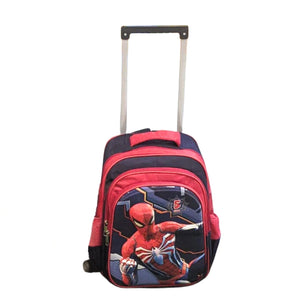 3D 16 Inches Trolley School Bag For Boys