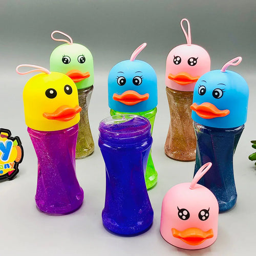 1 Pcs Duck Shaped Slime Bottle