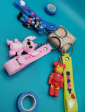 2 Pcs Random Animated Characters Keychain