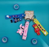 2 Pcs Random Animated Characters Keychain