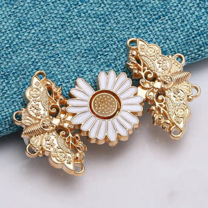 Classical Sunflower Detachable Tighten Waist Button