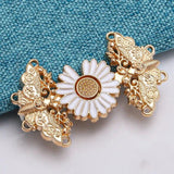 Classical Sunflower Detachable Tighten Waist Button