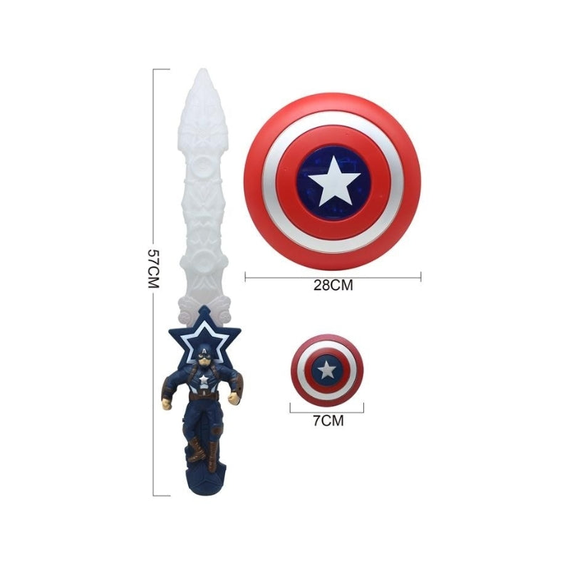 Avengers Sword And Shield Toy With Light And Music For Kids