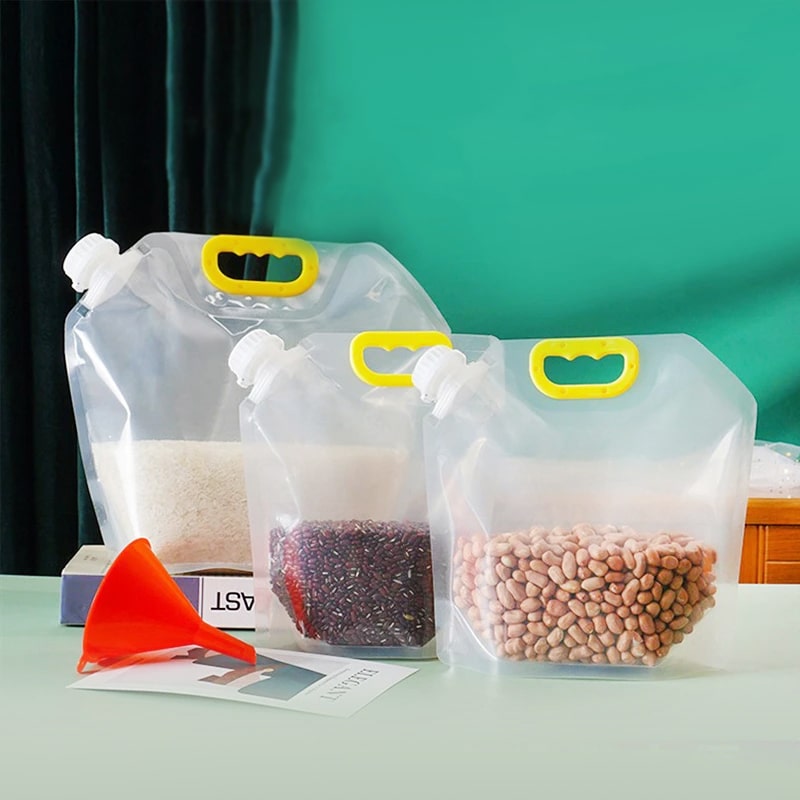 3 LTR Grain Storage Bag With Sealing Cap